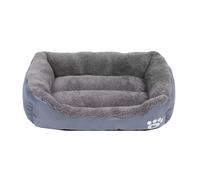 Brand-gangdiude Cama Rectangular Mascotas Mullido cojín de Felpa Cachorros Cueva para Gatitos Almohada Dormir Mascotas Lavable Antideslizante Regalo para Perros pequeños y Gatos