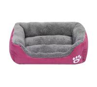 Brand-gangdiude Cama Rectangular Mascotas Mullido cojín de Felpa Cachorros Cueva para Gatitos Almohada Dormir Mascotas Lavable Antideslizante Regalo para Perros pequeños y Gatos