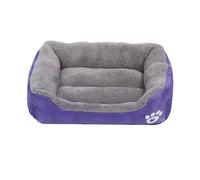 Brand-gangdiude Cama Rectangular Mascotas Mullido cojín de Felpa Cachorros Cueva para Gatitos Almohada Dormir Mascotas Lavable Antideslizante Regalo para Perros pequeños y Gatos