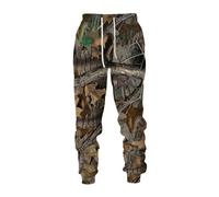 Brand-gangdiude Pantaloni 3D stampati Giungla da uomo Caccia Alpinismo e Pesca Abbigliamento da lavoro Mimetico Pantaloni sportivi Casual S-5XL