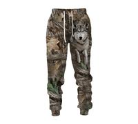 Brand-gangdiude Pantaloni 3D stampati Giungla da uomo Caccia Alpinismo e Pesca Abbigliamento da lavoro Mimetico Pantaloni sportivi Casual S-5XL