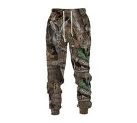 Brand-gangdiude Pantaloni 3D stampati Giungla da uomo Caccia Alpinismo e Pesca Abbigliamento da lavoro Mimetico Pantaloni sportivi Casual S-5XL