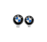 Brand-new Pack Applicable for Bmw Emblems Hood And Trunk, Bmw Emblem Replacement 82mm+74mm for All Bmw E30 E36 E46 E34 E39 E60 E65 E38 X3 X5 X6