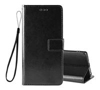 BRAND SET Carcasa para Xiaomi Redmi K50 Gaming Funda Libro Cuero PU Flip Folio Carcasa Estilo Retro con Ranuras Tarjetas Visita y Función Soporte Case para Redmi K50 Gaming(Negro)