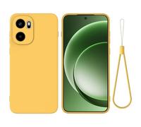 BRAND SET Funda de Silicona Suave para OnePlus 15R, Carcasa Antigolpes con Forro de Microfibra, Protección Antiarañazos para Hombres y Mujeres Funda para OnePlus 15R (Amarillo Limón)