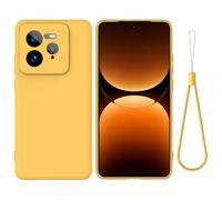 BRAND SET Funda de Silicona Suave para Realme GT 7 Pro, Carcasa Antigolpes con Forro de Microfibra, Protección Antiarañazos para Hombres y Mujeres Funda para Realme GT 7 Pro (Amarillo Limón)