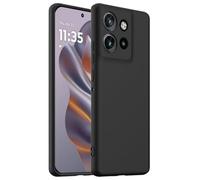 BRAND SET Funda Magnética para Moto Edge 50 Neo Compatible con mag-Safe, Tacto Suave con Forro de Microfibra Carcasa Protectora Silicona para Moto Edge 50 Neo Case (Negro Intenso)