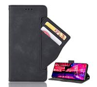 BRAND SET Funda para Oukitel C21 Pro Cartera Estilo Flip de Piel Sintética Funda con Seguro Cierre de Cierre Magnético y Función de Soporte Adecuado Carcasa para Oukitel C21 Pro(Negro)