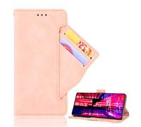 BRAND SET Funda para Oukitel C21 Pro Cartera Estilo Flip de Piel Sintética Funda con Seguro Cierre de Cierre Magnético y Función de Soporte Adecuado Carcasa para Oukitel C21 Pro(Rosa)