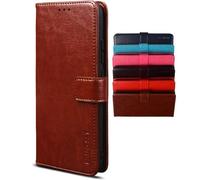 BRAND SET Funda para Samsung Galaxy S26 - Carcasa Tipo Libro de Cuero PU Premium con Tarjetero, Soporte, Cierre Magnético, Funda Protectora para Samsung S26 (Marrón)