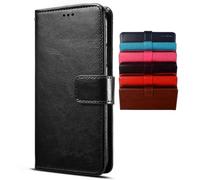 BRAND SET Funda para Samsung Galaxy S26 Ultra - Carcasa Tipo Libro de Cuero PU Premium con Tarjetero, Soporte, Cierre Magnético, Funda Protectora para Samsung S26 Ultra (Negro)