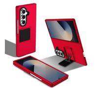 BRAND SET Funda para Samsung Galaxy Z Fold8 Ultra, Funda PC Antigolpes con Soporte, Protección de Cámara Elevada, Funda Protectora Resistente, Rojo