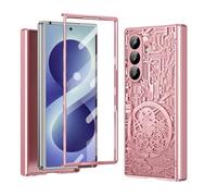 BRAND SET para Samsung Galaxy Z Fold8 Ultra Funda, Cover de PC Resistente a Impactos con Protección de Bisagra, Protector de Pantalla Integrado y Protección de Cámara, Rosa