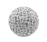 Brand-xrbanime Balón de fútbol Balón de fútbol Cuero PU para niños y Adultos Deportes al Aire Libre