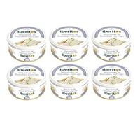 Brandada de Bacalao con Ajo Iberitos 250g - Crema Gourmet Lista para Consumir Untable Suave y Cremosa | Ideal para Aperitivos, Tostas y Recetas (PACK 6)
