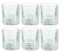 BRANDANI Vaso tumbler agua whisky Linee set 6 piezas vidrio 300 ml