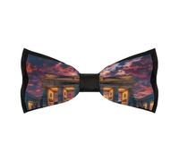 Brandenburg Gate inan - Corbatas casuales para hombre, ajustables, preatadas, con clip, chaleco de esmoquin formal