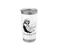 Brandenburg Mode Funny Bach Conciertos de música clásica Vaso térmico de acero inoxidable de doble pared
