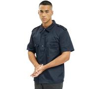 Brandit 1/2 Sleeve US Shirt Hombre Camisa Manga Corta Negro 80% poliéster, 20% algodón Regular