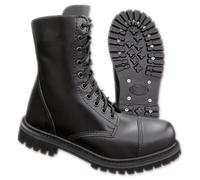 Brandit Botas Phantom 10 ojales tácticas y militares negras Talla 43 para hombre