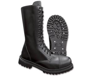 Brandit 14 Eyelet Botas, negro, Talla 38
