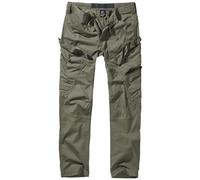 Brandit Adven Slim Fit Pantalones Algodón Táctico Hombres Outdoor Caza Oliva