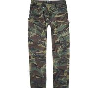 Brandit Adven Slim Fit Pantalones, Bosque, Talla XXL