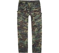 Brandit Adven Slim Fit Pantalones Cargo Funcional Trabajo Para Hombre Bolsillos