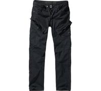 Brandit Adven Slim Fit Pantalones, negro, Talla XL