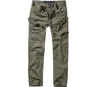 Brandit Adven Slim Fit Pantalones, verde, tamaño XL para Hombres