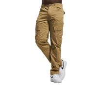 Brandit Adven Slim Fit Pants, Color: Camel, Size: M