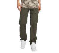 Brandit Adven Trousers Slim Fit Hombre Pantalones de Tela Negro Estrechos