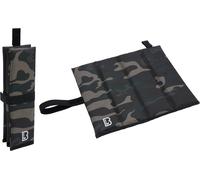 Brandit Alfombrilla plegable para asiento, negro/camuflaje, Talla única