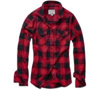 Brandit Amy Flannel Shirt CHICAS en Rojo/Negro XL