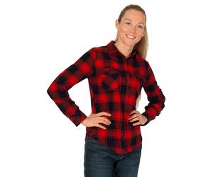 Brandit Amy mujer Flanell Blusa Rojo/Negro S mujeres