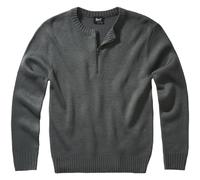 Brandit Armee Pullover Troyer Swiss Army Mens Jumper Knitwear Suéter Antracita
