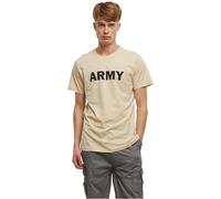 Brandit Army Hombre Camiseta Negro Regular