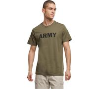 Brandit Camiseta Army para hombre – Verde oliva – Talla S