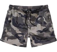 Brandit Basic Pantalones cortos de baño, gris/camuflaje, Talla L