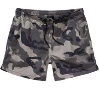 Brandit Basic Pantalones cortos de baño, gris/camuflaje, Talla XL