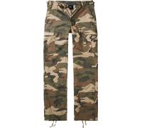 Brandit Women BDU Ripstop Pants Pantalones Mujer, Light Woodland, 30W
