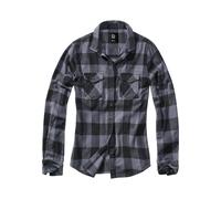 Brandit Amy Flanell Ladies Camisa, negro/gris, Talla 5XL