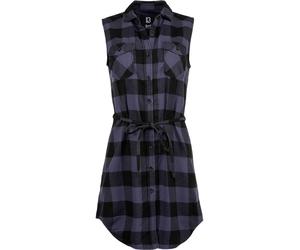 Brandit Blusa 'Gracey' gris / negro XXL EUR