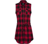 Brandit Gracey Camisa larga sin mangas, negro-rojo, tamaño M para Mujer