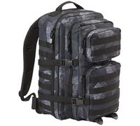 Brandit US Cooper L Mochila, negro-gris para Hombres