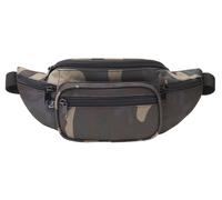 Brandit Bolso de la correa de cintura, negro/camuflaje, Talla única
