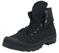 Brandit Bota Alta Militar Tela Unisex Botas Negro EU44 Algodón