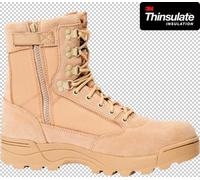 Brandit Zipper Tactical Botas, Marrón claro, Talla 42
