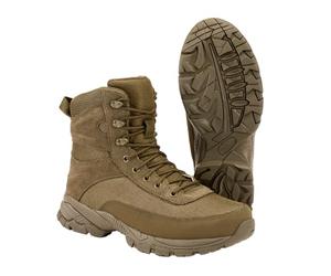 Brandit Botas tácticas tácticas militares para hombre, tallas 39 a 47, verde oliva, 43 EU
