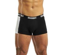 Brandit Bóxers Logo Pack de 2 Blanco y Negro Talla 3XL